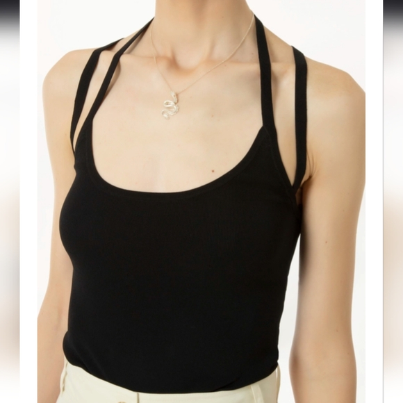 Materiel White Sleeveless Bodysuit Medium - Picture 2 of 14